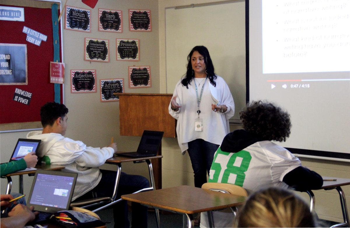 Eighth grade teacher Rita Medders is studying to become a licensed professional counselor. She hopes to become the kind of support to people that she needed as a kid.